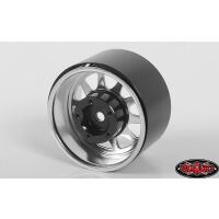 RC4WD Deep Dish Wagon 1.55 Stamped Steel Beadlock Wheels (Chrome) Z-W0285