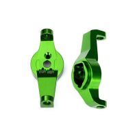 Traxxas Caster blocks Alu grün l/r 8232G