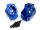 Portal-Drive-Axle-Mount hinten Alu blau