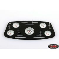 RC4WD 1/8 Black Instrument Panel with Instrument Decal...