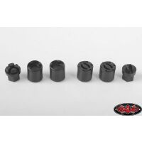 RC4WD RC4WD 1/18 Scale Warn Front and Rear Hubs Z-S1921