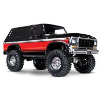 TRAXXAS TRX-4 Ford Bronco schwarz/rot 4x4 RTR o. Akku/Lader