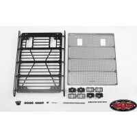 RC4WD Command Roof Rack w/ Diamond Plate & 4x Square...
