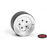 RC4WD Burato 2.2 Beadlock Wheels w/ Center Caps (Silver) VVV-C1017