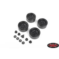 RC4WD Burato 2.2 Beadlock Wheels w/ Center Caps (Black) VVV-C1019
