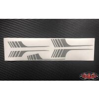 RC4WD RC4WD Surf Stripes for 1985 4Runner Sheet - Grey...
