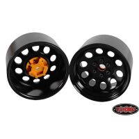 RC4WD Pro10 40 Series 3.8 Steel Stamped Beadlock Wheel (Black) Z-W0056