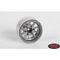 RC4WD OEM 6-Lug Stamped Steel 1.55 Beadlock Wheels (Plain) Z-W0308