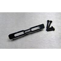 SAMIX Enduro alum. black Front & rear shock plate stiffener