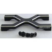 SAMIX SCX10-2 Samix rear chassis H brace black