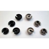 SAMIX SCX10 alum black shock spring under cap 4pcs