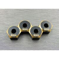 SAMIX SCX10-2 brass hex adaptar (6mm)