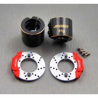 SAMIX SCX10-2 brass rear brake adapter