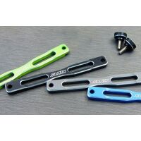 SAMIX SCX10-2 Samix front & rear shock plate stiffener set