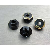 SAMIX SCX10-3 brass hex adaptar (6mm)