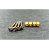 SAMIX TRX-4 brass knuckle busings set (include 4 screw)