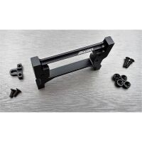 SAMIX TRX-4 alum. black front cross adjustable servo brace