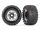 Reifen auf Felge montiert Felge schwarz/satin chrom Maxx AT-