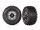 Reifen auf Felgen schwarz-chrome 2.8 Sledgehammer+Einlagen (