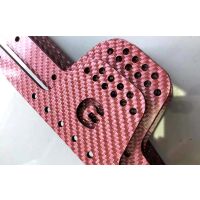 GSPEED TGH-V3 Carbon Fiber Chassis in COLORS (rails only) pink