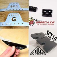 GSPEED Chassis TGH-V3 6061-T6 aluminum- package deal for Element or Custom portal build TJ RC PRODUCTS