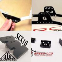 GSPEED Chassis TGH-V3 G10 material- package deal for Element or custom portal axle build TJ RC PRODUCTS