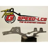 GSPEED Chassis TGH-V3 Raw Carbon Steel- package deal for AR44 type axles TJ RC PRODUCTS