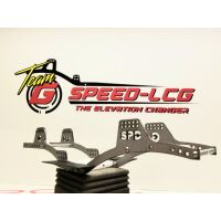 GSPEED Chassis TGH-V3 Raw Carbon Steel (chassis rails only)