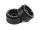 INJORA 4PCS 1.9" 8-round-hole Metal Beadlock Wheel Rims for 1/10 RC Crawler Black