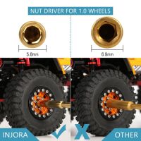 INJORA 3-in-1 0.05" 1.5mm Hex & 4.0mm Nut Driver Quick Change Screwdrivers