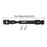 INJORA Steel Heavy-Duty Drive Shaft for 1/10 RC Car Crawler - 104-139mm