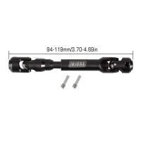 INJORA Steel Heavy-Duty Drive Shaft for 1/10 RC Car Crawler - 94-119mm