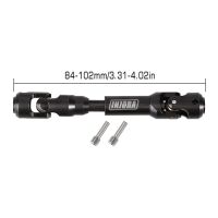 INJORA Steel Heavy-Duty Drive Shaft for 1/10 RC Car Crawler - 84-102mm