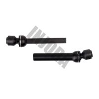 INJORA 2PCS 88-113mm Black Metal Steel Universal Drive Shaft for 1/10 RC Crawler