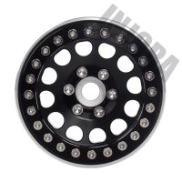 INJORA 4PCS 1.9" Aluminum Alloy Beadlock Wheel Rims for 1/10 RC Crawler - YQW-01BK