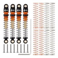 INJORA 43mm Aluminum Threaded Double Barrel Shocks...