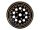 INJORA 1.0" 39g/Pcs Brass Beadlock Wheels Negative Offset 2.65mm For 1/24 1/18 RC Crawlers (W1008)Black