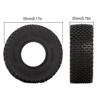 INJORA 1.0" 55*20mm S5 Mini Comp Pin Tires Multi Terrains for 1/24 Axial SCX24 (4) (T1013)