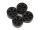 INJORA 1.0" 5-Spokes Plastic Beadlock Wheel Rims for 1/24 RC Crawlers (4) (W2407) - Black