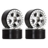 INJORA 1.0" 5-Spokes Plastic Beadlock Wheel Rims for...