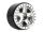 INJORA 1.0" 5-Spokes Plastic Beadlock Wheel Rims for 1/24 RC Crawlers (4) (W2407) - Silver