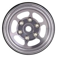 INJORA 1.0" 6-Spoke CNC Aluminum Beadlock Wheel Rim...