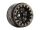 INJORA 1.0" 47g/pcs Black Brass Beadlock Wheel Deep Dish Negative Offset 3.15mm for 1/24 RC Crawlers (4) (W1005)