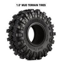 INJORA 1.0" 62*20.5mm S5 Soft Rubber Mud Terrain...