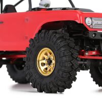INJORA 1.0" 62*20.5mm S5 Soft Rubber Mud Terrain Tires for 1/24 RC Crawlers (4) (T1007)
