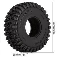 INJORA 1.0" 58*20mm All Terrain Crawl Master Tires for 1/24 RC Crawlers (4) (T1008)