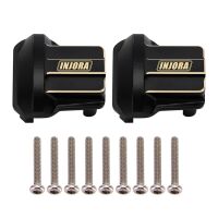 INJORA 11g/pcs Black Brass Front Rear Axle Diff Covers For 1/18 TRX4M (2) (4M-01BK)