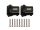 INJORA 11g/pcs Black Brass Front Rear Axle Diff Covers For 1/18 TRX4M (2) (4M-01BK)