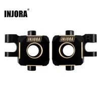 INJORA 11g/pcs Black Brass Steering Knuckles Blocks for 1/18 TRX4M (4M-04BK)