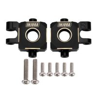 INJORA 11g/pcs Black Brass Steering Knuckles Blocks for 1/18 TRX4M (4M-04BK)